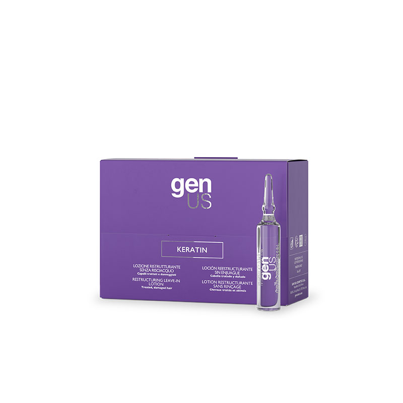 Keratin Loción Sin Aclarado 12x10ml